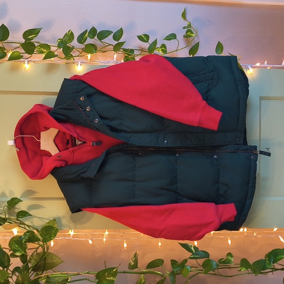 Men's White Bear Clothing Woodcraft Industries Red Hooded Sweatshirt M - Picture 3 of 14